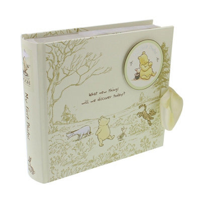 "Disney Classic Pooh Heritage Photo Album Holds 80 4"" X 6"" Prints - My First Photos" - image 1