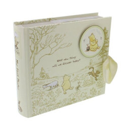 "Disney Classic Pooh Heritage Photo Album Holds 80 4"" X 6"" Prints - My First Photos"