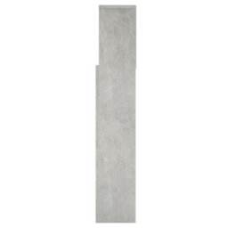 Berkfield Headboard Cabinet Concrete Grey 160X19X103.5 Cm - thumbnail 6