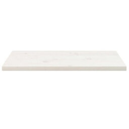 Berkfield Table Top White 80X40X2.5 Cm Solid Wood Pine Rectangular - thumbnail 3