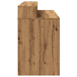 Berkfield Desk With Led Lights Artisian Oak 120X55X91 Cm Engineered Wood - thumbnail 7