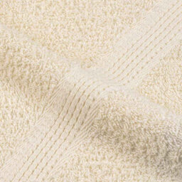 Berkfield Shower Towels 2 Pcs Cream 70X140 Cm 360 Gsm 100% Cotton - thumbnail 7
