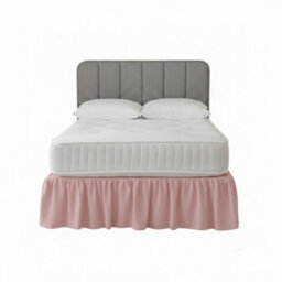 Base Valance Polycotton Sheet For Divan Beds Easy Care Bed Base Cover Pink - thumbnail 2