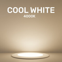 Paul Russells Led Round Panel Ceiling Lights, 18W 1980 Lumens, Spotlights, Ip20, 4000K Cool White, Pack Of 1 - thumbnail 2