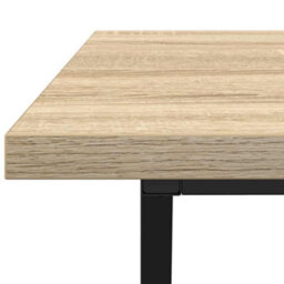 Berkfield Coffee Table Sonoma Oak 100X50X40 Cm Made Of Engineered Wood And Metal - thumbnail 7