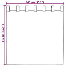 Berkfield Voile Curtains With Rod Pockets 2 Pcs Wine Red - thumbnail 9