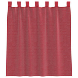 Berkfield Voile Curtains With Rod Pockets 2 Pcs Wine Red - thumbnail 4