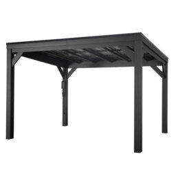 Backyard Discovery Stonebridge Heavy-Duty Galvanised Steel Outdoor Patio Gazebo With Powerport 3.7M X 2.9M (12Ft X 9.5Ft) - thumbnail 2