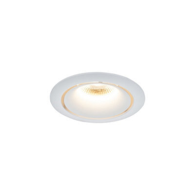 Luminosa Lighting Luminosa Maytoni Yin Dimmable Recessed Downlight White 3000K