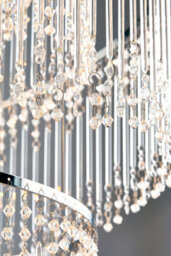 Anson Lighting Caril 24Lt Pendant Light Finished In Chrome Plate And Clear Glass - thumbnail 5