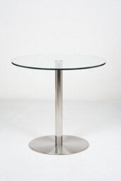 That's Furniture Target 80Cm Small Round Glass Dining Table