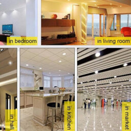 Led Ceiling Spotlights Set Of 2 5W Cool White 6000K Ultra Slim Adjustable Fire Rated Downlights - thumbnail 5