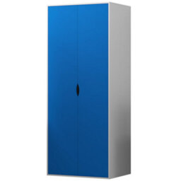 Afn Home Delvito 4 Piece Bedroom Set,  2 Door Wardrobe, 5 Drawer Chest & 2 Bedside Cabinets, Blue/white - thumbnail 2