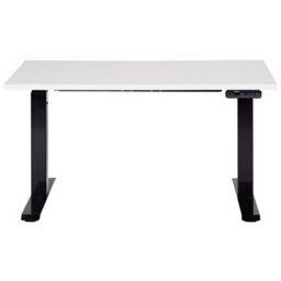 Beliani Electric Adjustable Standing Desk Destines White/ Black 120 Cm 72 Cm - thumbnail 4
