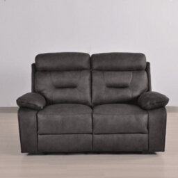 Furniture Instore Foster Dark Grey Fabric Electric Recliner 2 Seater Sofa - thumbnail 2