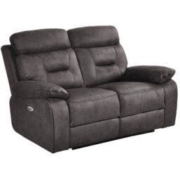 Furniture Instore Foster Dark Grey Fabric Electric Recliner 2 Seater Sofa - thumbnail 5