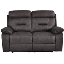 Furniture Instore Foster Dark Grey Fabric Electric Recliner 2 Seater Sofa - thumbnail 1