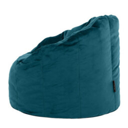 icon Sirena Scallop Chair Bean Bag Teal Green Velvet Bean Bags - thumbnail 8