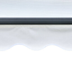 Berkfield Manual Retractable Awning With Led 300X250 Cm Cream - thumbnail 7