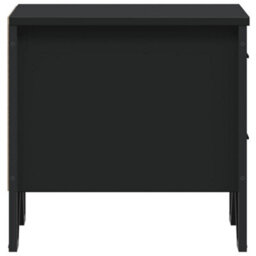 Berkfield Bedside Cabinets 2 Pcs Black 40X41X40 Cm Engineered Wood - thumbnail 7