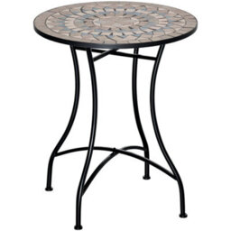 Wyld Haus Nafiro 60Cm Round Green Mosaic Outdoor Bistro Table - 71Cm High - thumbnail 9