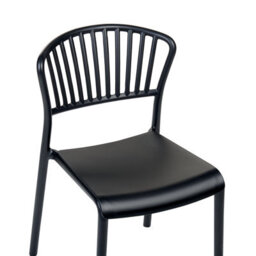 Beliani Set Of 4 Garden Chairs Gela Black - thumbnail 8
