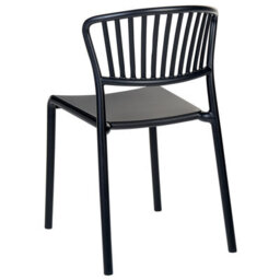 Beliani Set Of 4 Garden Chairs Gela Black - thumbnail 7