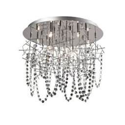Luminosa Lighting Luminosa Lexi Ceiling 10 Light G4 Polished Chrome/crystal, Not Led/cfl Compatible - thumbnail 1