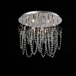 Luminosa Lighting Luminosa Lexi Ceiling 10 Light G4 Polished Chrome/crystal, Not Led/cfl Compatible - thumbnail 2