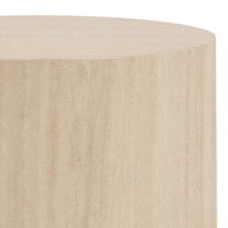Furniture To Go Dice Round Pedestal Set Of 2 In Travertine Rough Paper - thumbnail 5