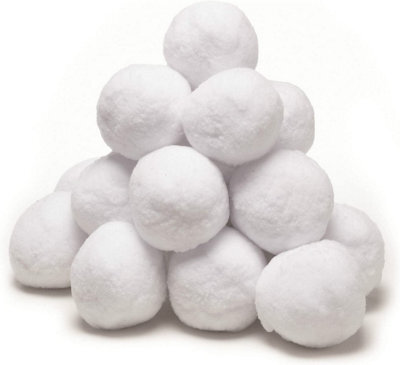 New Pack Of 20 Indoor Soft Snowballs Home Fun Kids Play - image 1