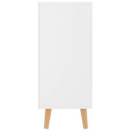 Berkfield Sideboard High Gloss White 90X30X72 Cm Engineered Wood - thumbnail 4