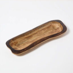 Homescapes Mango Wood Dough Bowl, Natural Decorative Bowl - thumbnail 2