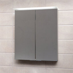 Plum&clay Carmie Led Illuminated Double Mirrored Wall Cabinet (H)715mm (W)600mm - thumbnail 4