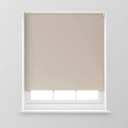 A.unique Home Premium Trimmable Thermal Blackout Roller Window Blind - 4Ft - Taupe - 120Cm (W) X 170Cm (L)