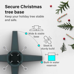 Vivo Christmas Tree Stand With Reservoir Fits Trees Up To 2.3M With Removable Legs - thumbnail 3