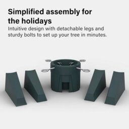 Vivo Christmas Tree Stand With Reservoir Fits Trees Up To 2.3M With Removable Legs - thumbnail 5