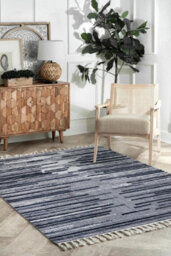 The Rugs Scandi Collection Area Rugs - Scandinavian Design Living Room Rugs And Runners In Grey-Multicolour3 - thumbnail 2