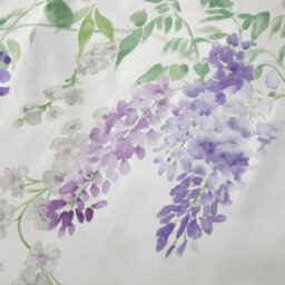 Dreams & Drapes Wisteria Lilac Printed Reversible Duvet Cover Set - thumbnail 4