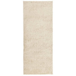 Berkfield Shaggy Rug Pamplona High Pile Modern Gold 80X200 Cm - thumbnail 2