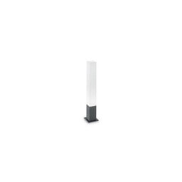 Ideal Lux Luminosa Edo Square Outdoor Bollard Anthracite Ip44