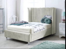 Stratus Interiors Mayfair Luxury Curved Wing Panelled Bed Frame - Add Professional Assembly & Delivery To Room Of Choice - Single - No Storage Type - thumbnail 2