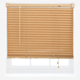 Furnished Pvc Venetian Blinds - Teak 25mm Slats Trimmable Blinds For Windows And Doors  (W)140Cm (L)210Cm - thumbnail 3