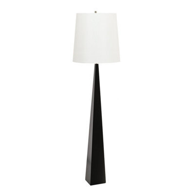 Luminosa Lighting Elstead Ascent Floor Lamp With Tapered Shade, Black - image 1