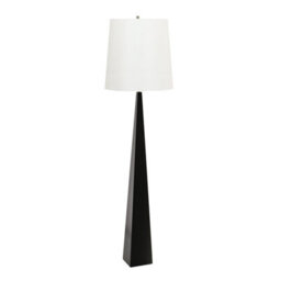 Luminosa Lighting Elstead Ascent Floor Lamp With Tapered Shade, Black - thumbnail 1