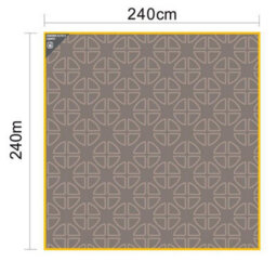 Hi-Gear Zenobia Elite 6 Carpet With Foam Midlayer, Soft Fleece Upper & Waterproof Base - thumbnail 4