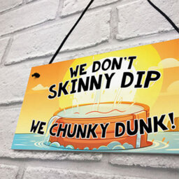 Red Ocean Funny Novelty Hot Tub Sign Hanging Sign Outdoor Garden Decor  Easy To Install Wall Hanging Perfect For Spas, Pools - thumbnail 7