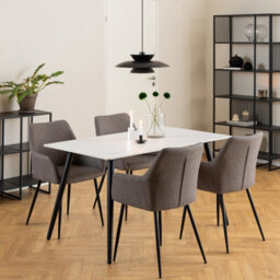 Furniture To Go Wicklow Ceramic Dining Table In White - thumbnail 5