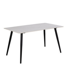 Furniture To Go Wicklow Ceramic Dining Table In White - thumbnail 1