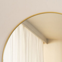 Jōbū Jobu Home - Akiko, Full Length Leaner Gold Metal Arched Mirror - 160Cm X 60Cm - thumbnail 5
